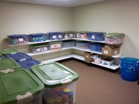 ‘Upper Room’ Food 4 Kids food pantry at the Lavonia United Methodist Church